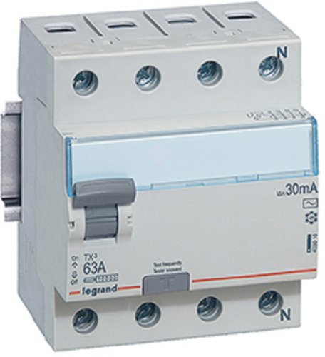 Выключатель дифференциального тока УЗО Legrand TX3 4п 40А 30мА 10,0кА тип AC фото Выключатель дифференциального тока УЗО Legrand TX3 4п 40А 30мА 10,0кА тип AC картинка